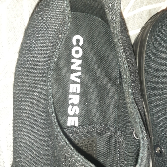 Brand new black converse mens size 9 - Picture 2 of 5